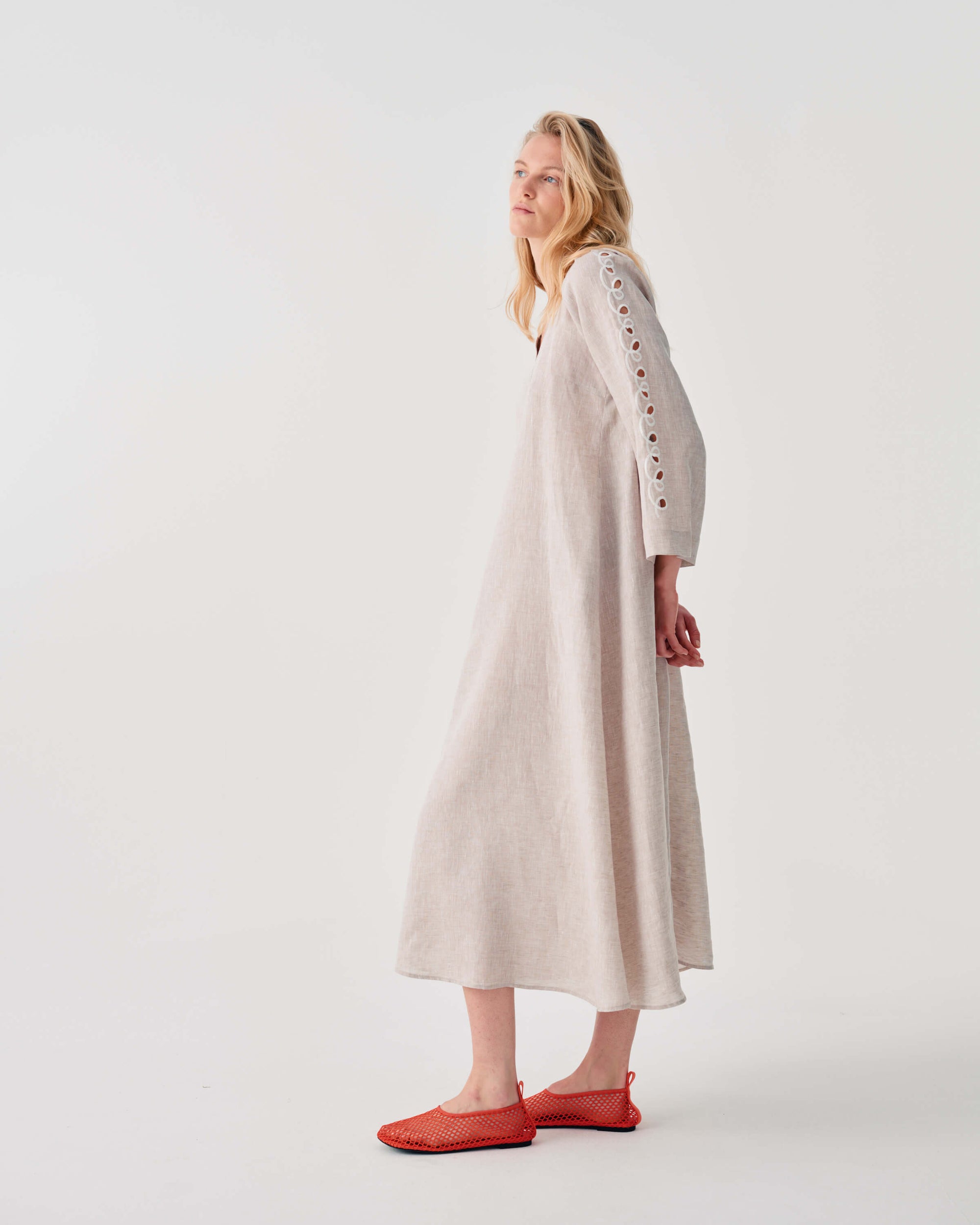LONG LINEN DRESS