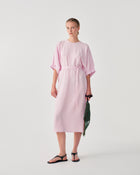 MIDI DRESS WITH WAIST BELT