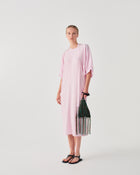 MIDI DRESS WITH WAIST BELT