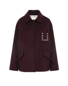 Short Coat With Pocket With Metal Eyelets