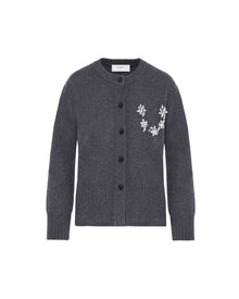 CASHMERE BLEND CARDIGAN