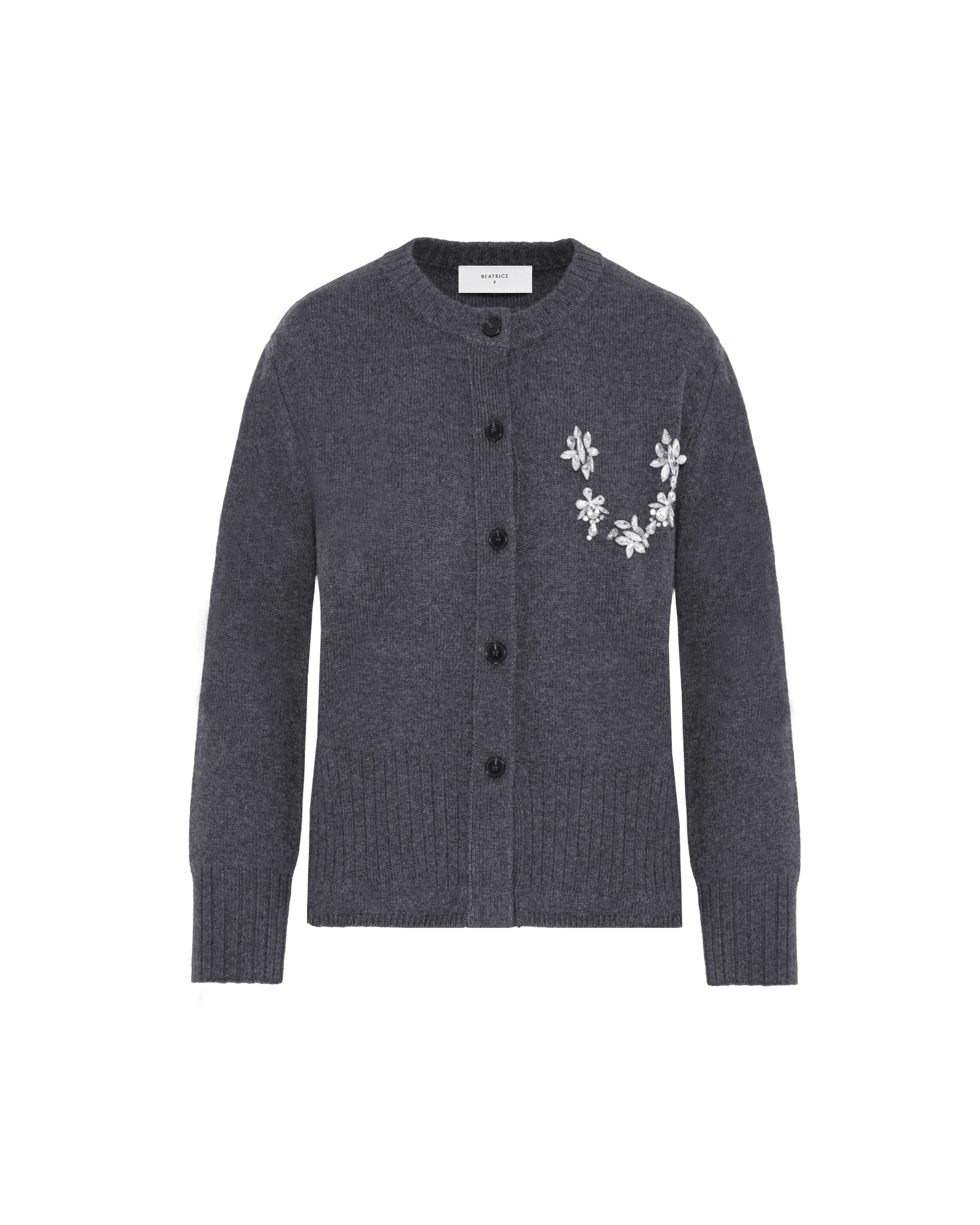 CASHMERE BLEND CARDIGAN