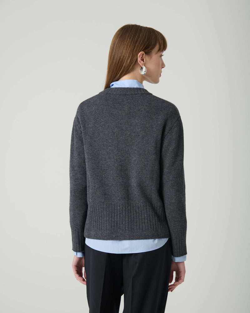CASHMERE BLEND CARDIGAN