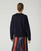 SWEATER WITH NEEDLE FLOWERS