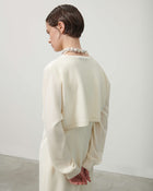 SHORT SWEATER IN CASHMERE BLEND