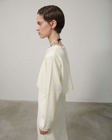 SHORT SWEATER IN CASHMERE BLEND