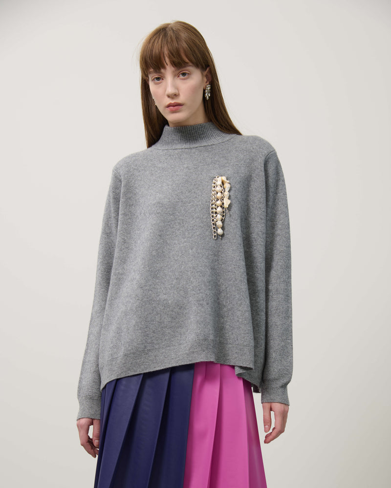 TURTLENECK SWEATER IN CASHMERE BLEND