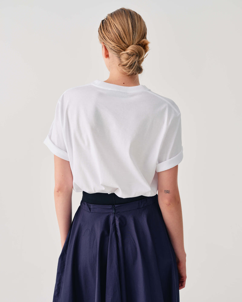 BOXY T-SHIRT WITH EMBROIDERY