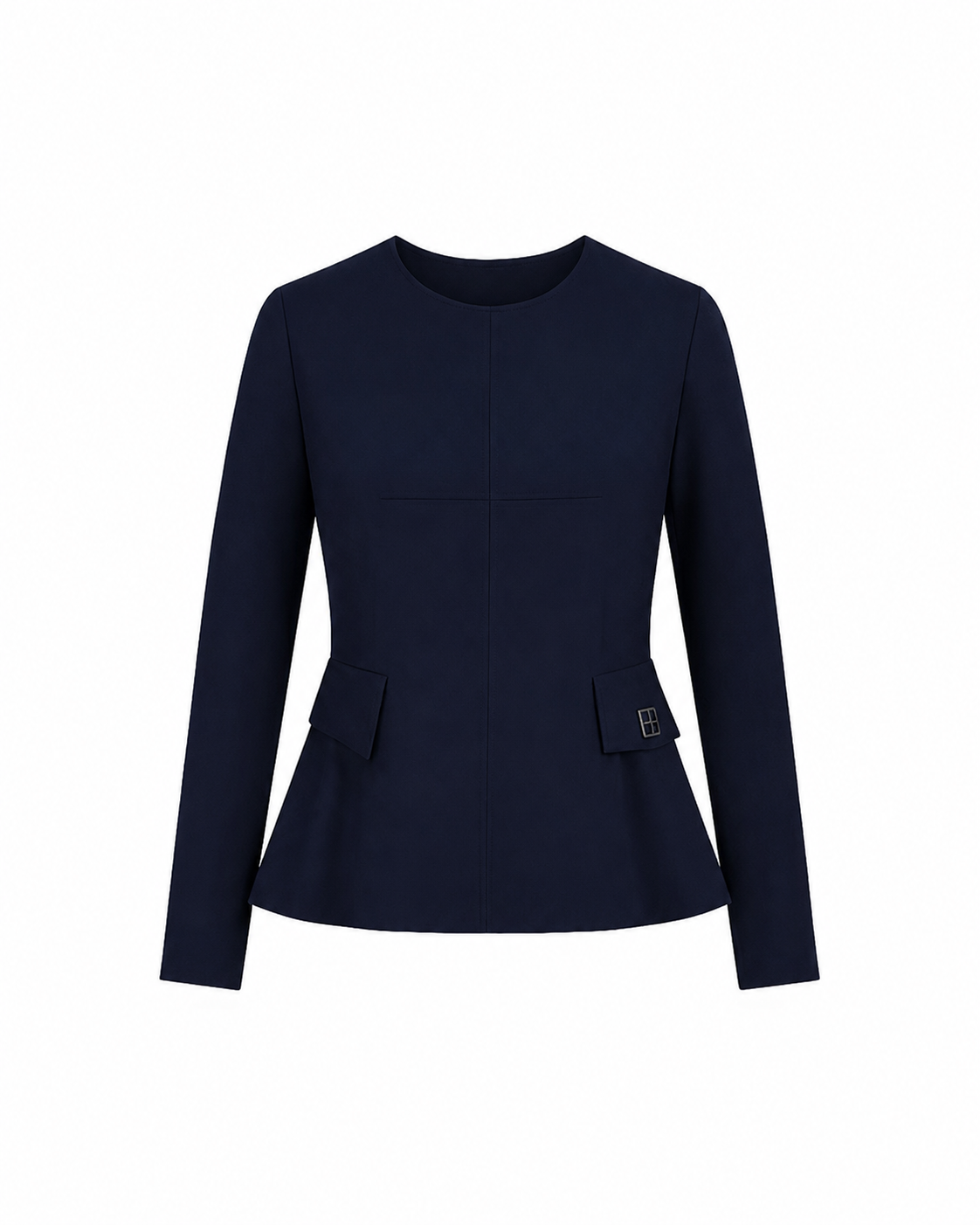 CAMICIA PEPLUM CON TASCHE