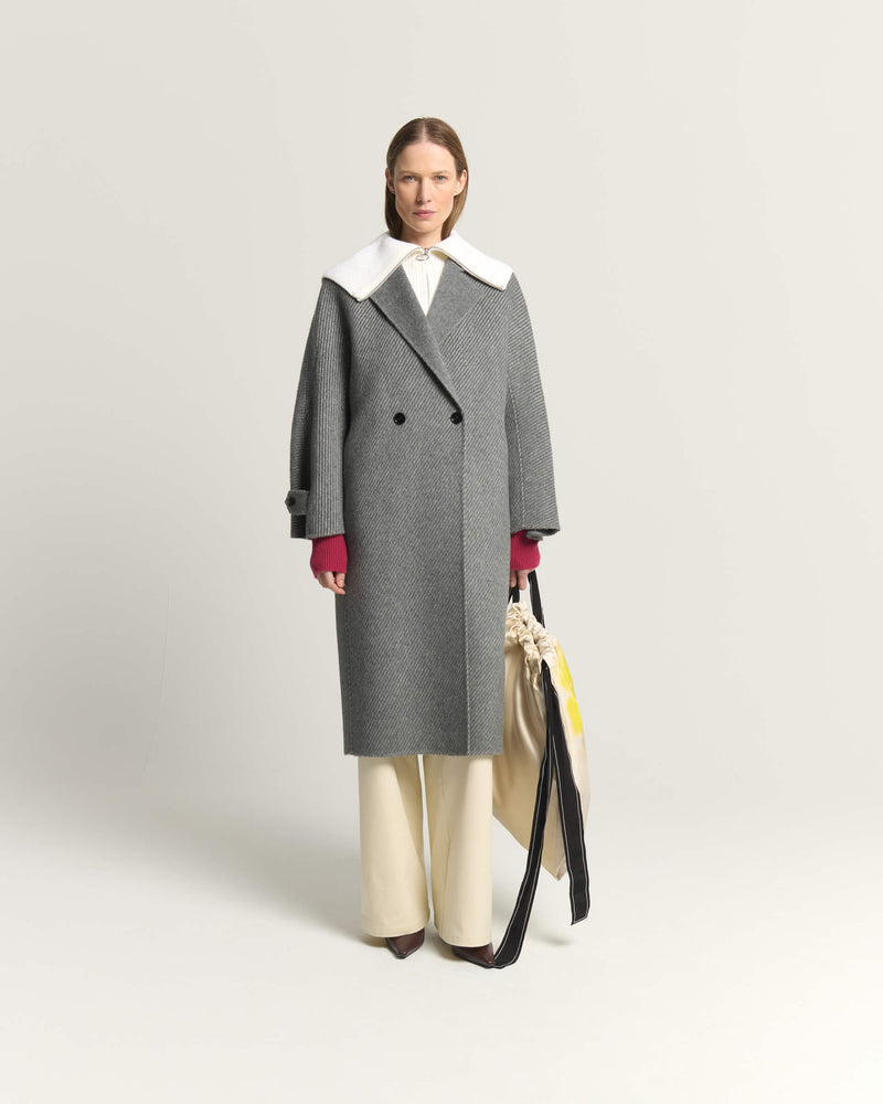 CAPPOTTO CON COLLO A SCIALLERIA
