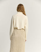 MAGLIONE DOLCEVITA IN LANA CON SPALLE RAGLAN