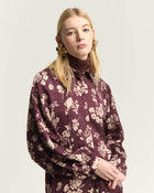 PRINTED FLUID DRESS WITH BELT