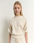 SWEATER WITH PUFF SLEEVES