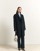 CAPPOTTO MONOPETTO IN LANA CON REVER CLASSICI