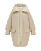 WOOL BLEND PADDED COAT