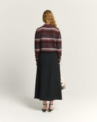 FLARED SKIRT WITH WAIST TIE BELT