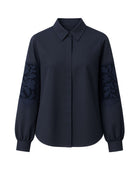 SHIRT WITH EMBROIDERED SLEEVES