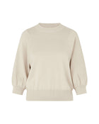 SWEATER WITH PUFF SLEEVES
