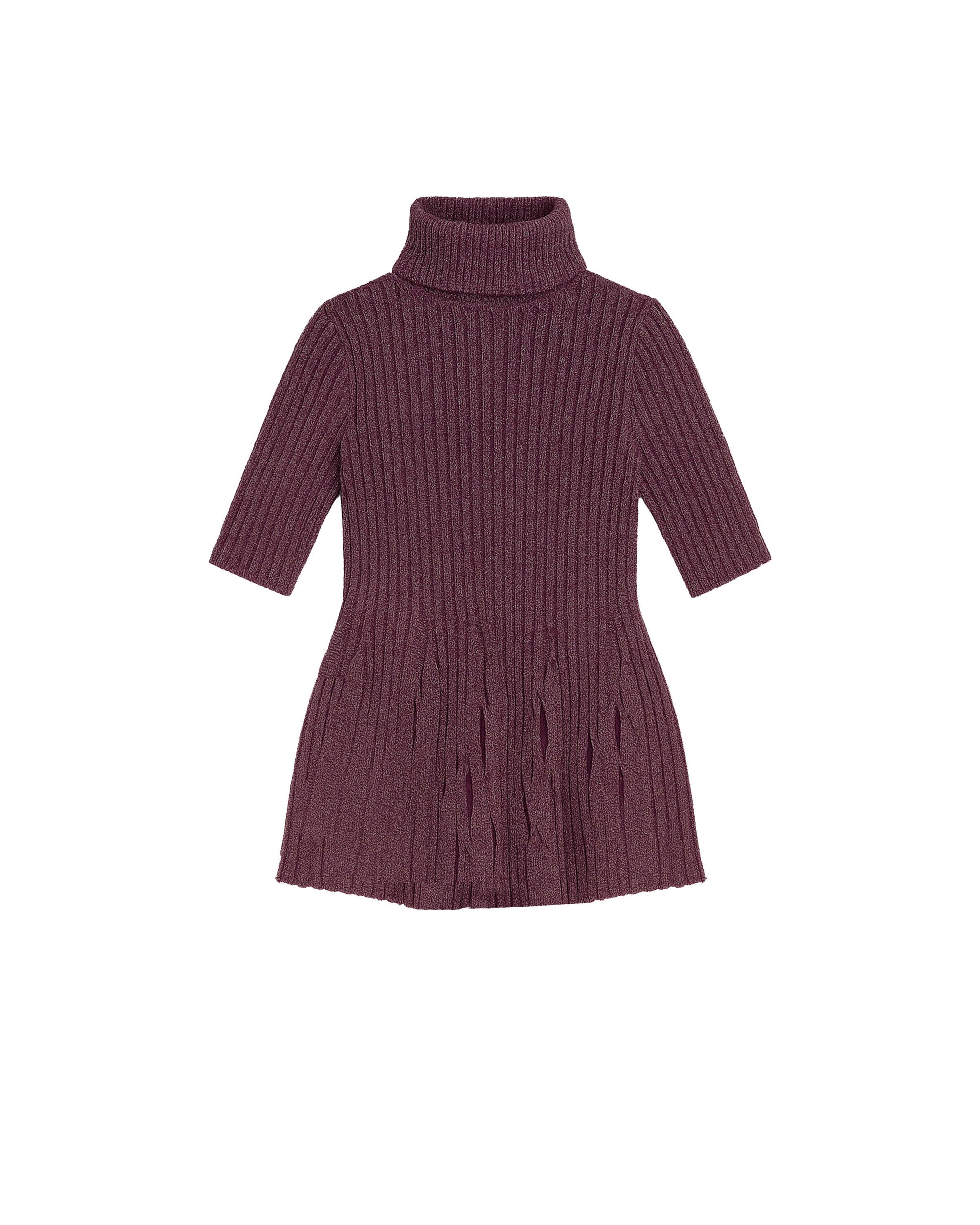RIBBED KNIT WITH LUREX THREAD