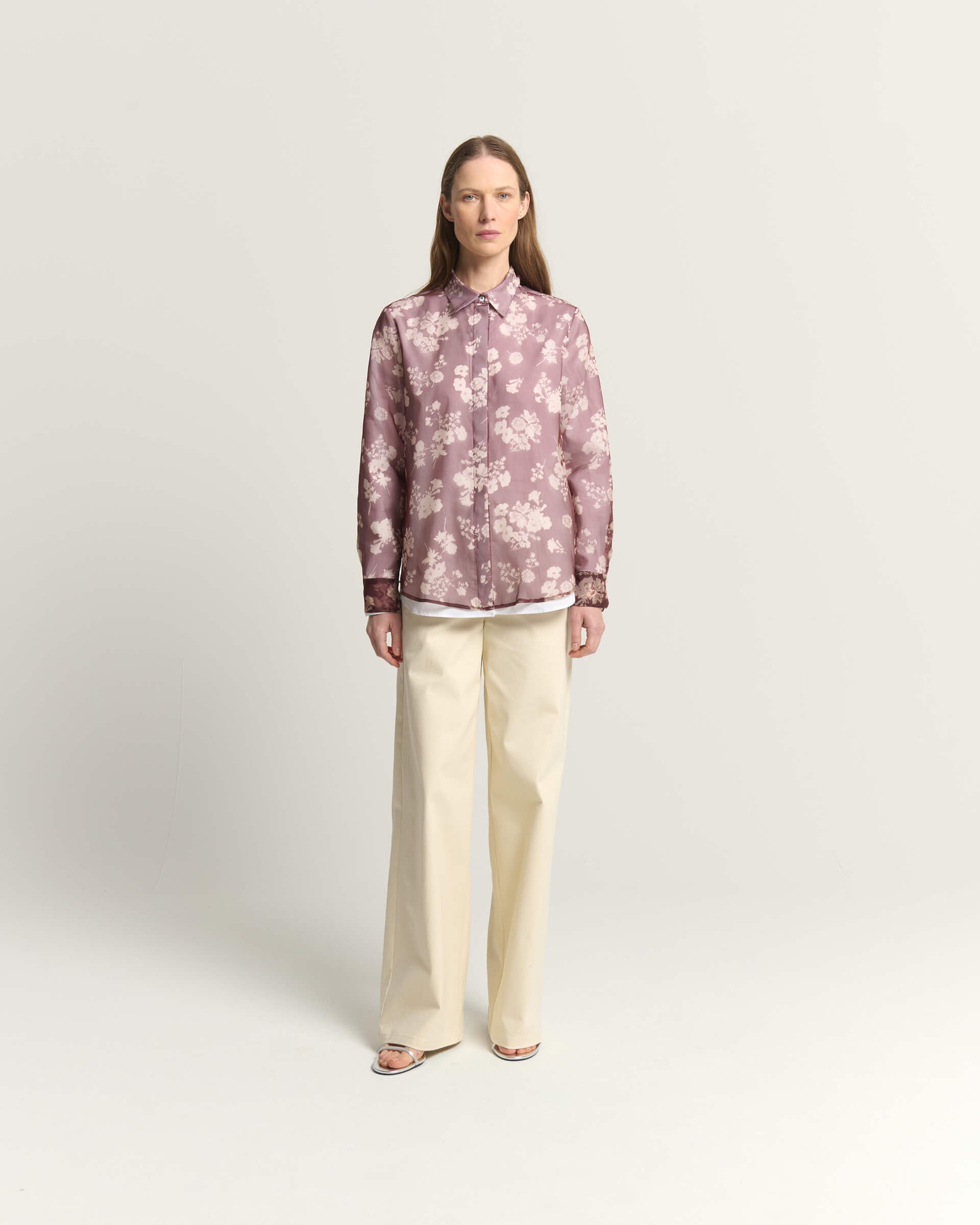 PANTALONI IN COTONE CON CINTURA