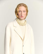 WOOL SINGLE-BREASTED COAT