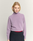MAGLIONE DOLCEVITA IN LANA CON SPALLE RAGLAN