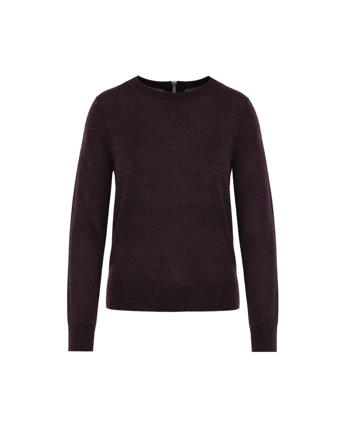 CREW-NECK SWEATER IN WOOL, CASHMERE AND SILK BLEND