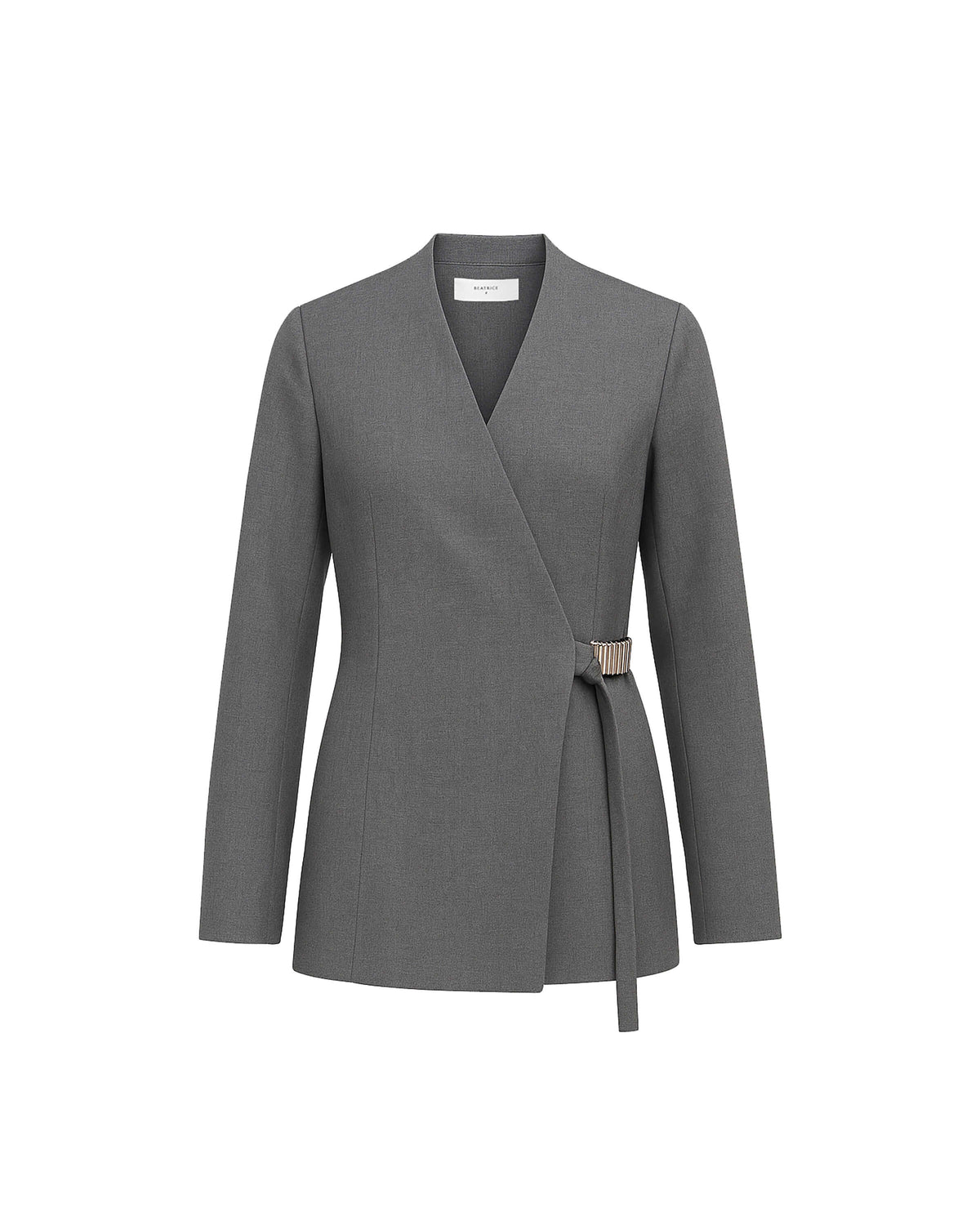 BLAZER INCROCIATO CON DETTAGLI METALLICI