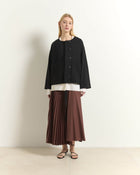 SHORT JACKET WITH PATCH POCKETS
