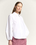 CAMICIA CON MANICHE A PALLONCINO