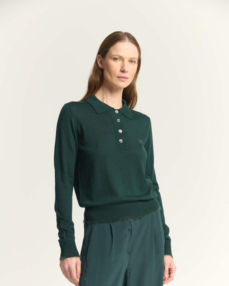 POLO IN MAGLIA CON BOTTONI