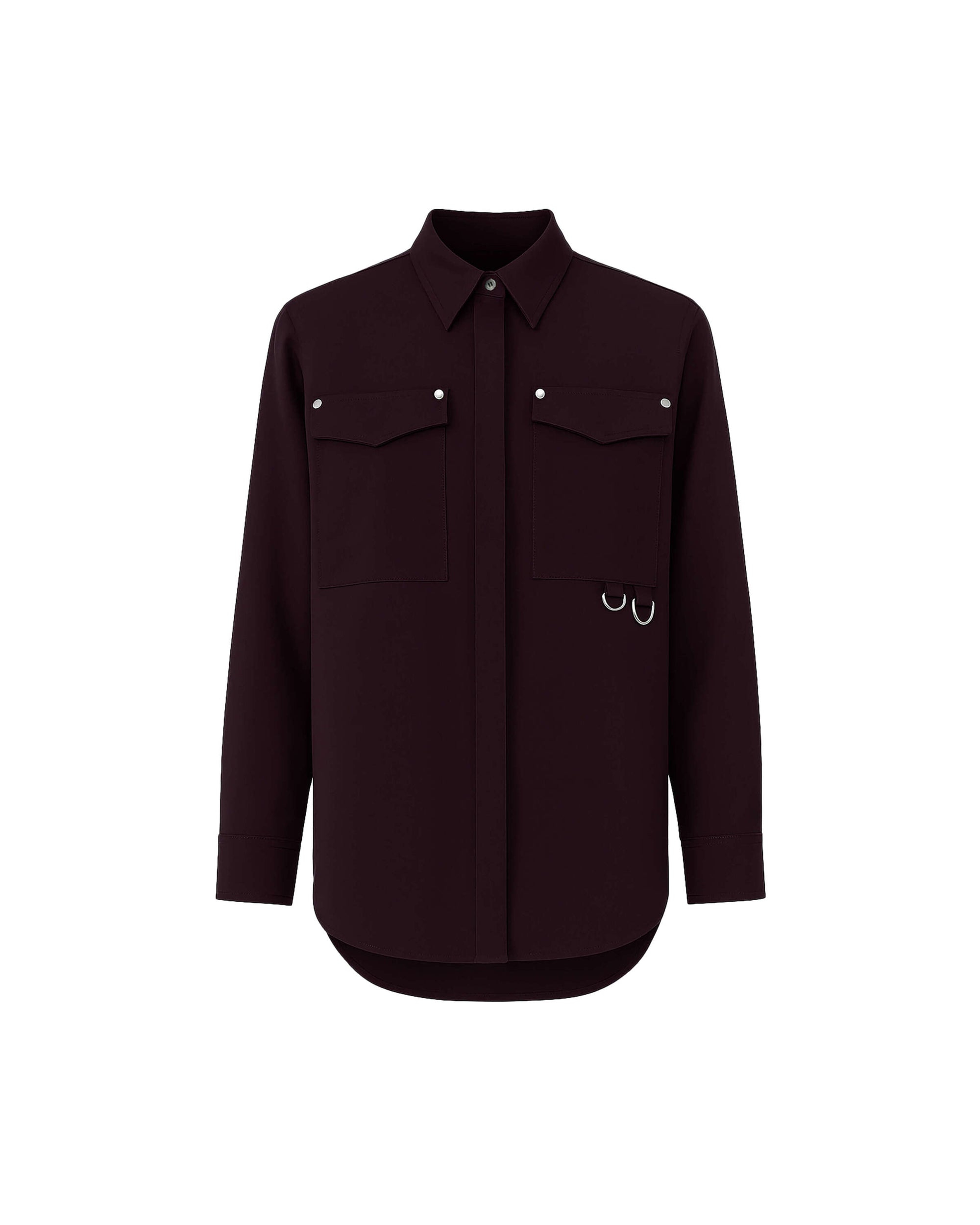 CAMICIA CON DETTAGLI METALLIZZATI