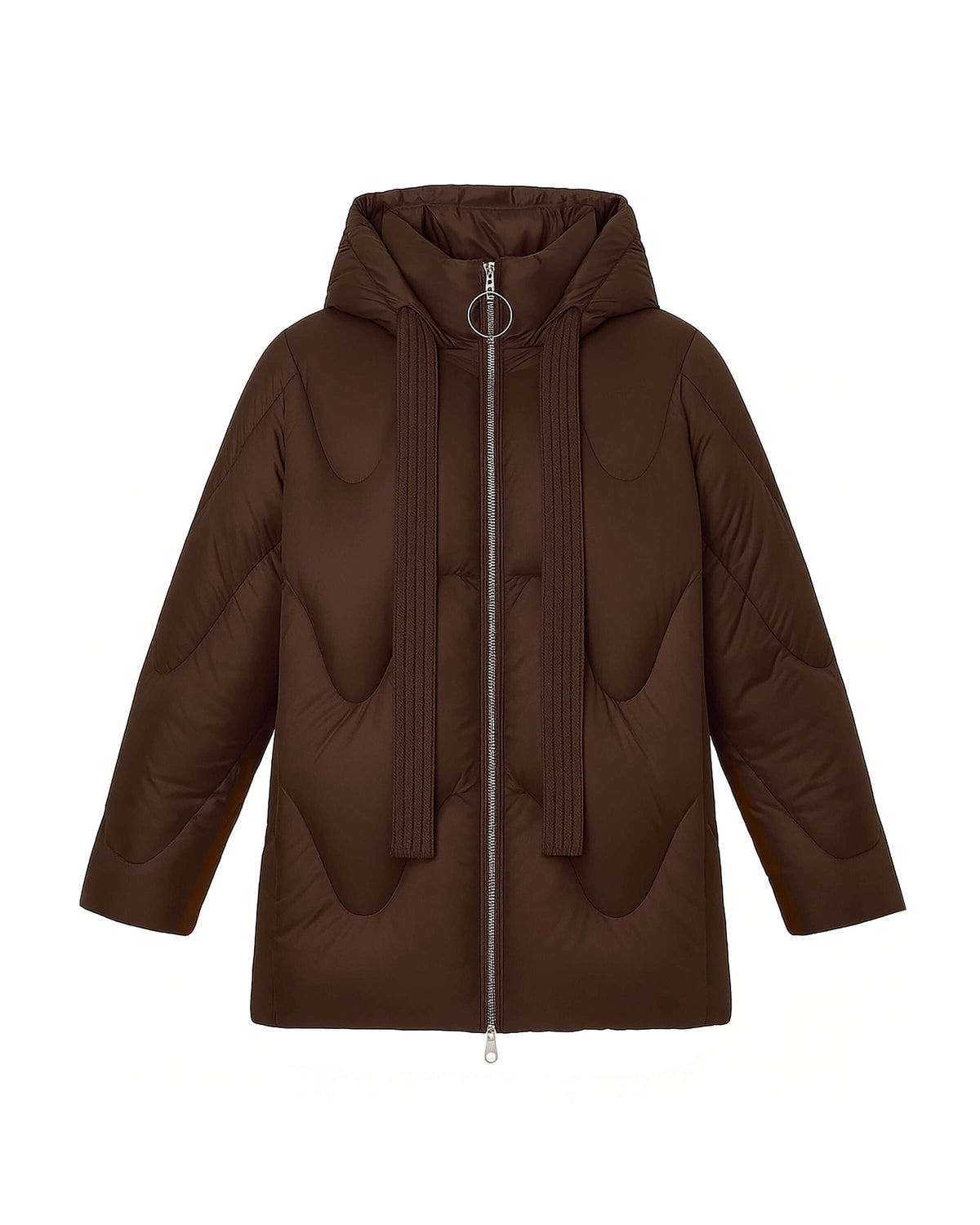 PIUMINO IN NYLON CON VERA IMBOTTITURA IN PIUMA