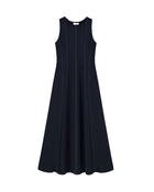 DRESS WITH CONTRAST STITCHING