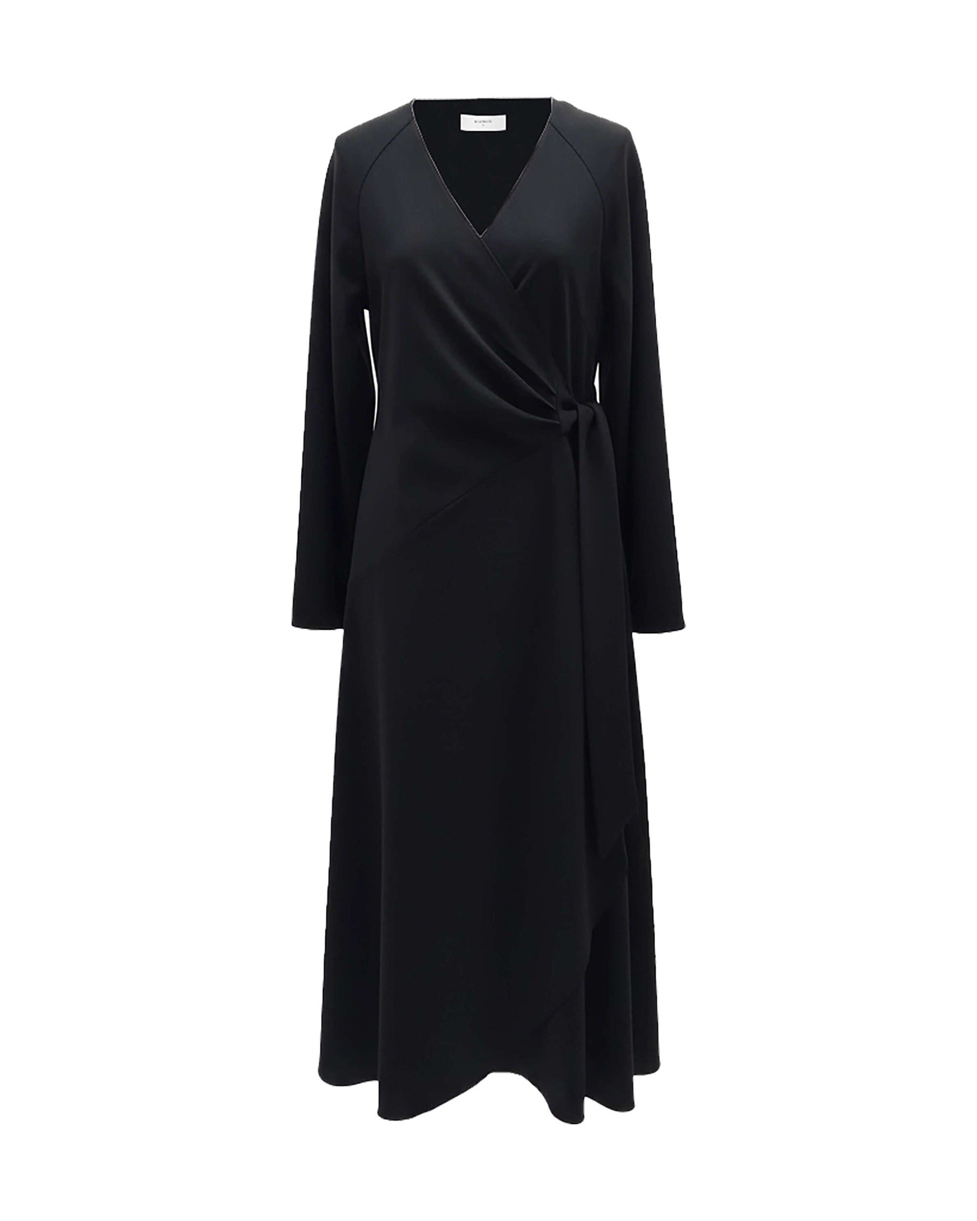 WRAP DRESS WITH SIDE KNOT