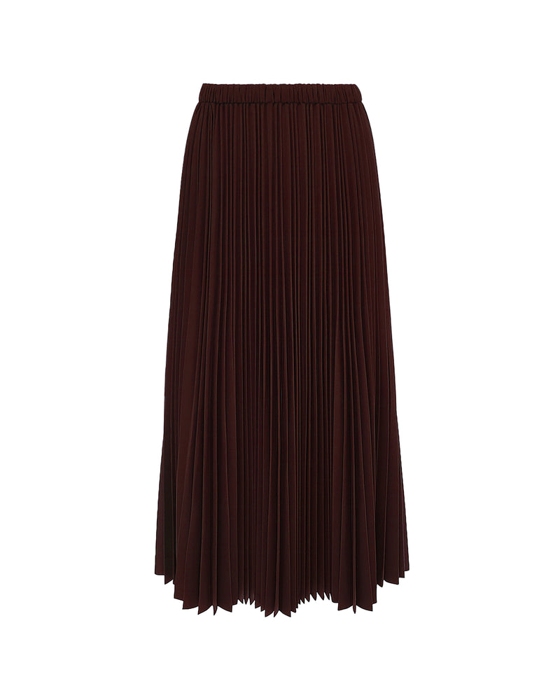 PLEATED MIDI SKIRT