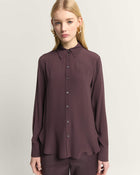 CAMICIA CLASSICA IN SETA E COTONE