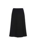 FLARED MIDI SKIRT WITH DIAGONAL PATTERN