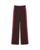 PANTALONI CON BANDE LATERALI A CONTRASTO