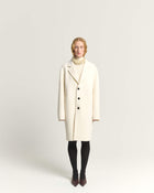 WOOL SINGLE-BREASTED COAT