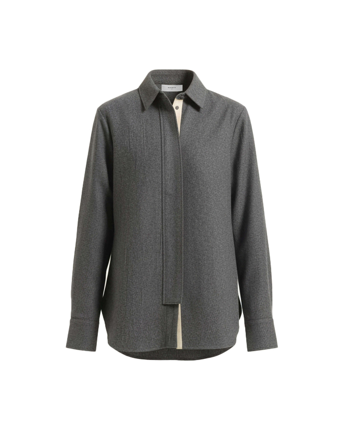 CAMICIA CON ABBOTTONATURA NASCOSTA
