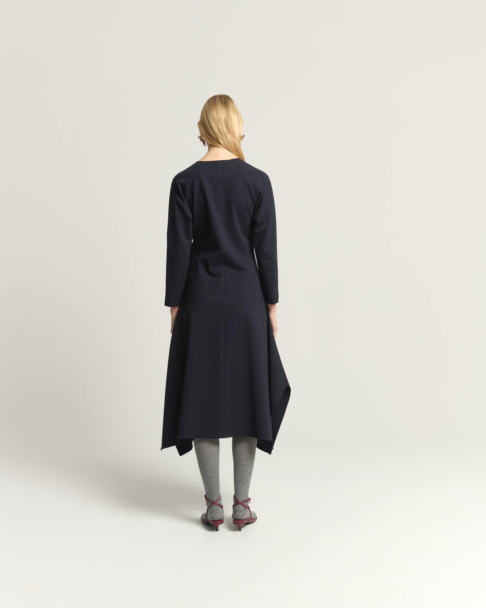 WRAP DRESS WITH SIDE KNOT