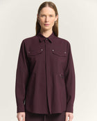 CAMICIA CON DETTAGLI METALLIZZATI