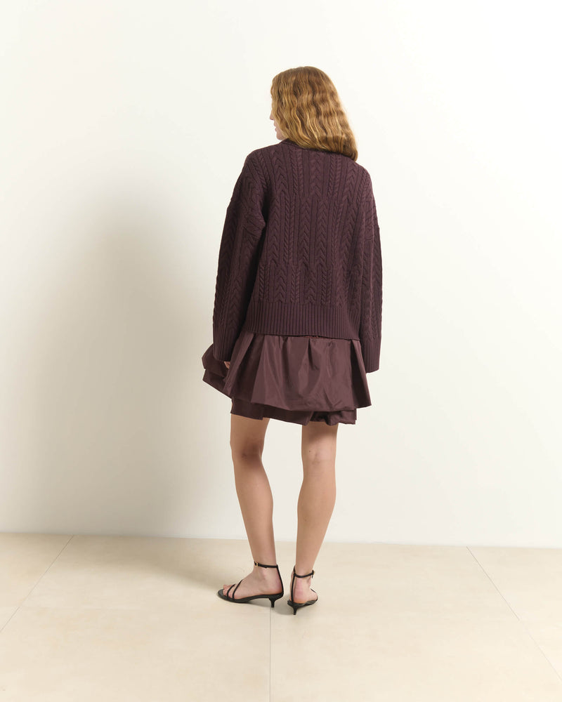 MAGLIONE CON RICAMI FLOREALI