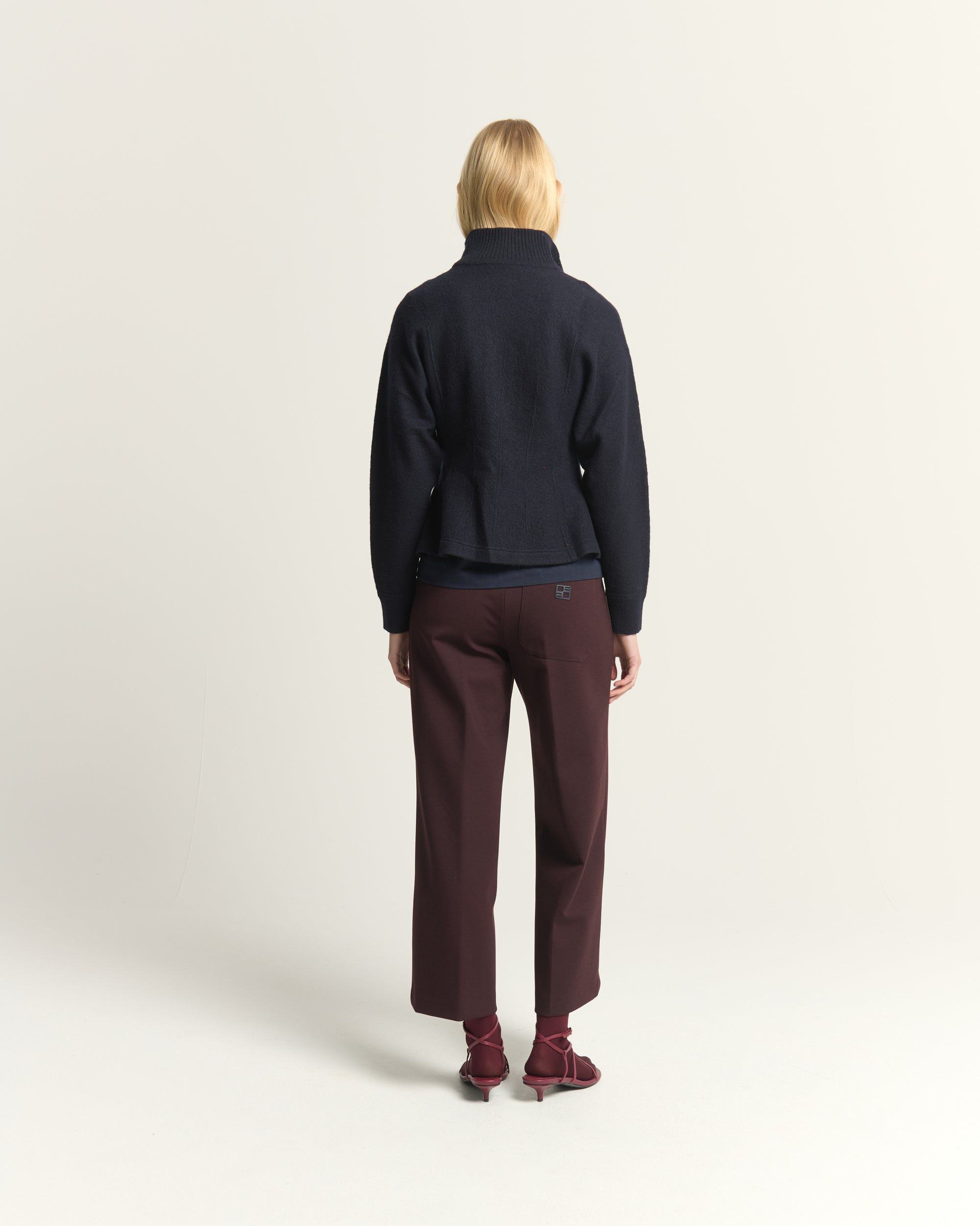 PANTALONI A GAMBA LARGA DA DONNA
