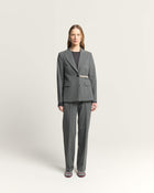 SINGLE-BREASTED JACKET WITH SIDE BELT