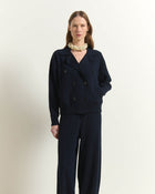 CARDIGAN DOPPIOPETTO IN LANA