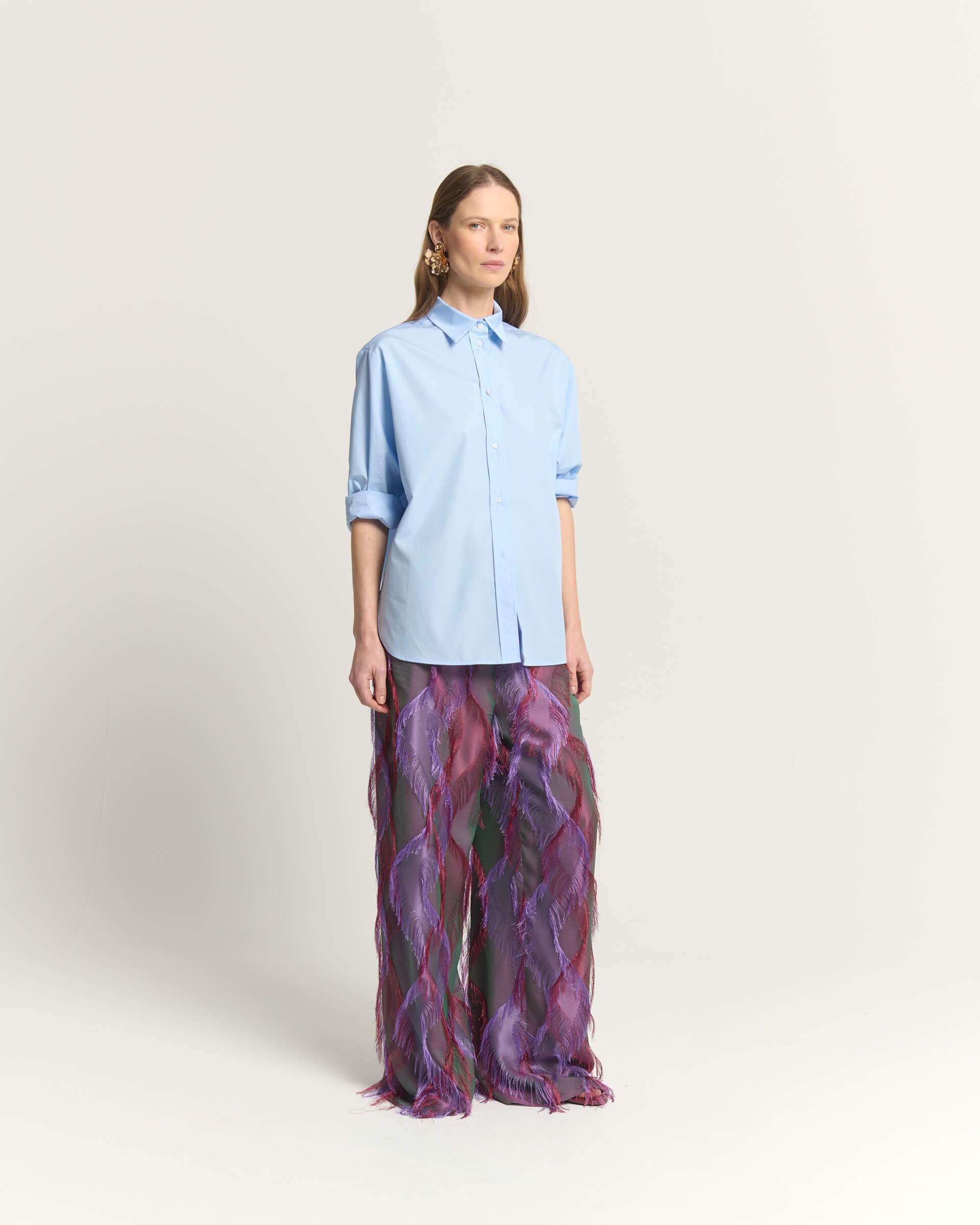 CAMICIA OVERSIZE IN COTONE