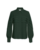 Camicia plissé con maniche ampie