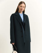 CAPPOTTO MONOPETTO IN LANA CON REVER CLASSICI